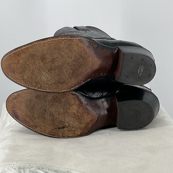 Justin Boots Vintage Eel SZ 12 D - Picture 7 of 7